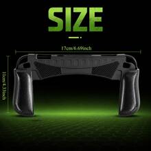 Lightweight Anti-Slip Controller Protective Case For Nintendo Switch 2, Ergonomic TPU Controller Cover, Better Grip, Carbon Fiber Texture, Scratch-Resistant Durable Half Shell, Supports Kickstand Opening - View 3