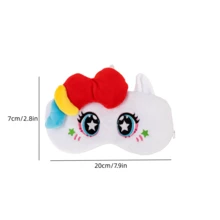 Mesuca & Tokidoki Printed Sleep Eye Mask Unicorn Character Design Mixed Color Soft Comfortable Light-Blocking Elastic Band Travel Nap Rest Use 1pc - Multiple Styles - View 16