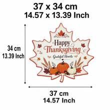 20/50Pcs Thanksgiving Maple Leaf Paper Placemats, Multi-Scenario Use Table Mats, Maple Leaf Shaped Cartoon Style Placemats, Suitable For Thanksgiving, Harvest Festival Table Decoration - View 4