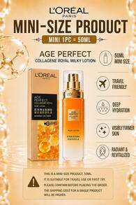 L’Oreal Paris L'Oreal Paris Age Perfect 膠原蛋白乳液，正裝 110ml/試用裝 50ml，緊緻保濕、深層補水、奢華鎖水，讓肌膚彈潤緊實，適合日常保濕護理 - COLLAGENE MILKY LOTION - 查看 6