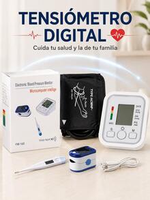 Automatic Digital Blood Pressure Monitor, Arm-Type, White With Voice - ALPS-GRAY - View 2