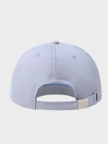 CAMEL CROWN Topi Baseball Unisex untuk Aktivitas Luar Ruangan dengan Perlindungan UV, Topi Minimalis dengan Puncak untuk Tampilan Wajah yang Lebih Ramping - biru muda - View 3