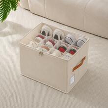 1pc Foldable Shoe Box Dust-Proof Storage Organizer, Essential For School Dorm, Travel Necessity, Summer Special Offer, Halloween Gift - Multicolor - View 15