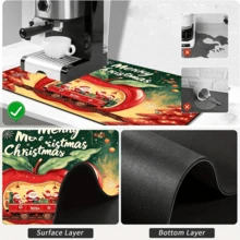 1pc Christmas Themed Dish Drying Mat, Coffee Machine Mat, Absorbent Quick-Drying Stain-Resistant, Suitable For Christmas Dining Table, Kitchen Countertop, Sideboard Countertop, Practical Item For Creating Christmas Holiday Atmosphere, Home Gift, Tabletop Decoration - XYLSD-937 - View 9