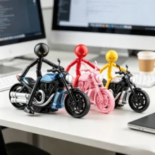 Office Decor Figurine Ornament -- DIY Assembly Model, Suitable For Decoration, Collection, Gift, Party - Multicolor - View 7