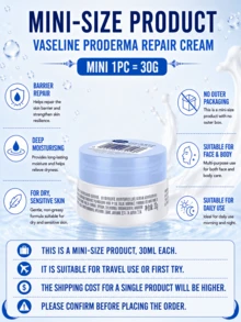 Vaseline 凡士林密集修復精華霜，正裝 360g/試用裝 30g，深層補水與屏障修復，滋養舒緩保濕，不油膩，適合乾燥或敏感肌膚 - 凡士林特潤修護精華霜 - 查看 6