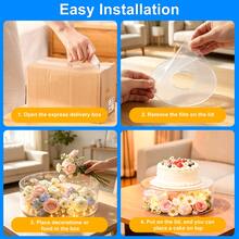 Transparent Acrylic Cake Stand, Can Support Round And Tiered Filled Cake Tubes, Suitable For Wedding, Birthday And Other Party Displays - Clear - View 8