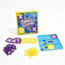 1 Set New Tic Tac Toe Upgraded Version XO Game 81 Small Slots 2-Player Board Game Desktop Game Fun Competition Leisure Entertainment Train Spatial Logical Thinking Cultivate Concentration Parent-Child Interaction Birthday Gift For Boys And Girls Brain Training - 彩色 - 查看 6