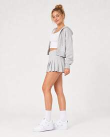Nike Air Force 1 07 LX " Luxe" Split Leather Synthetic Leather Solid Color 4-Eyelet Low-Top Sneakers Women's White Blue - White - View 9