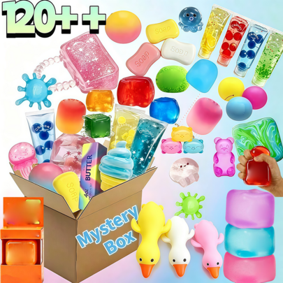 1 Buah 2026 Baru N-Ee Doh Mystery Squishy Blind Box Acak Slow Rebound Calming Fidget Untuk Anak-Anak Dewasa Dekorasi Meja Kantor Halloween Hantu Menyeramkan Hadiah Paskah Gaya Acak