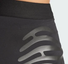 Adidas Spring/Summer Running Tight Sports Shorts, High Waist Comfortable Fitness Training Women Shorts IK9712 - Black - View 2