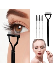 JINSHEE Eyelash Extension Tweezers Set, 3 Pieces Set Of Multifunctional Stainless Steel Tweezers, High-Precision And Durable Eyelash Tool, Multifunctional And Convenient Eyelash Extension Beauty Tool, Suitable For Various Scenarios - Black - View 9