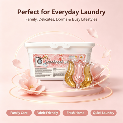 3-In-1 Long-Lasting Fragrance Laundry Beads 12g/Pc, 10pcs/Bag, 40pcs/Box. Multi-Color, Powerful Stain And Odor Removal, Deep Cleaning, Fabric Softening, Portable For Home And Travel.