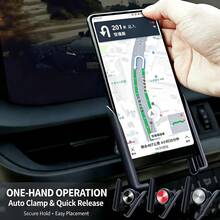 1pc Car Phone Holder, Interior Accessory, Car Phone Mount, Gravity Air Vent Phone Holder - A - View 2