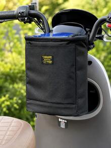 Motorcycle Scooter Front Storage Bag, Touch Screen Phone Window Handlebar Organizer Pouch, 23 X 27 X 12 Cm Zippered Hanging Bag With Front Pocket And Detachable Shoulder Strap For Electric Scooter, Moped, E-Bike, Daily Commuting Accessories - A - View 13