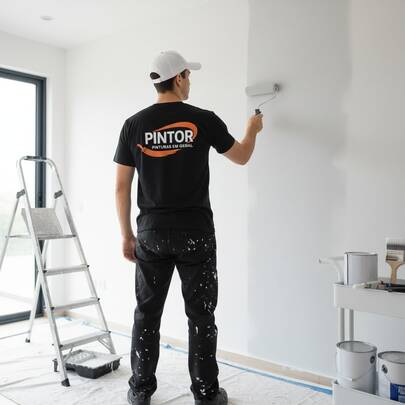 Camiseta Uniforme De Pintor Obra Profissional 100% Algodão Respirável Para Trabalho