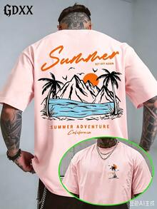 Men T-Shirts - Pink - View 12