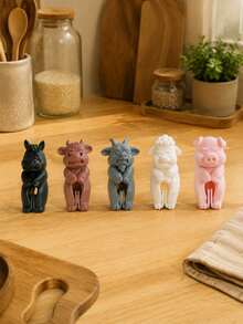 5pcs Cute Animal Shaped Sealing Clips, Perfect For Sealing Coffee, Grains, Candy And Snack Bags, Ideal Housewarming Gift, Fun Collectible For Snack Lovers And Home Decor Enthusiasts - View 12
