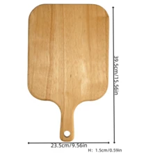 Oak Cutting Board With Handle, Suitable For Country Style Kitchen, Christmas, Halloween, Thanksgiving, Harvest Season Gifts, Used For Dinner Preparation, Defrosting, Kitchen Decoration And Pre-Meal Preparation Storage - Wood Color - View 12