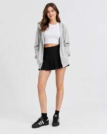 Sepatu Sneakers Low-Top Adidas Originals Superstar 2 Leather Shell Toe yang Nyaman dan Serbaguna untuk Wanita - Hitam - View 6