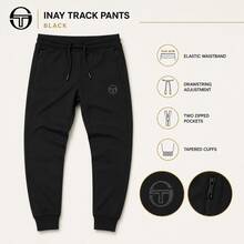 Sergio Tacchini Inay Pants Track Joggers - Black B14 - Black - View 2