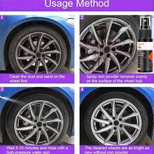 JB-XPCS Wheel Rim Iron Remover, Powerful Brake Dust Cleaner, Removes Stubborn Rust And Deposits, Restores Shine, Vehicle Wheel Rim Rust Removal And Cleaning Liquid YT0108 - YT0108 - View 7