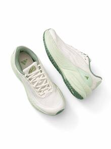Adidas Giày chạy bộ nữ mới, thoáng khí, nhẹ, giảm sốc và phù hợp cho chạy bộ đường trường, sử dụng hàng ngày. - Trắng/Xanh lá cây - Xem 7