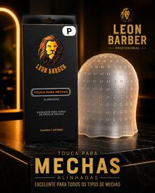 Touca Reflexo Alinhado Mechas Luzes Cabelo (p) - Leon Barber - Touca P - Visão 1