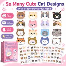120/200/300pcs Stiker Hidrokoloid Kucing Lucu untuk Jerawat, 20 Model, Kapasitas Besar, Hadiah Kembali ke Sekolah dan Wisuda - Cat - View 7