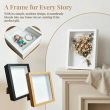 Multi-Color 3D Photo Display Box, 3D Photo Frame Display Box, Wall-Mounted Display Box, Detachable Inner Frame, Suitable For Wedding Souvenirs, Handmade Crafts, Tickets And Photo Display Box, Suitable For Photos And Souvenirs - Rectangle - View 10