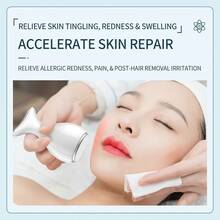 Ice Compress Device, Cold Compress, Applying Skincare Hands Free,Small Ice Hammer, Facial Lifting, Firming, Pore Shrinking, Ice Skin Device - White - View 5