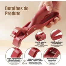 DE PANELA QUENTE E PINÇA MULTIUSO ACESSÓRIO PARA COZINHA - Visão 1