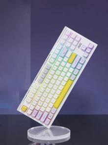 AOC Keyboard Gaming GK168: Tata letak 87 tombol yang ringkas menghemat ruang; Lampu latar dua warna menambah suasana yang hidup; Nuansa mekanis dengan pengoperasian yang tenang; Tahan percikan air dan tahan lama; Serbaguna untuk penggunaan kantor dan gaming. - View 9