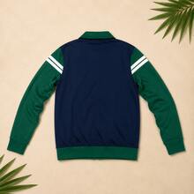 Sergio Tacchini Verdi Track Jacket - Blue / Dark Green B21 - Green - View 4