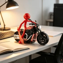 Office Decor Figurine Ornament -- DIY Assembly Model, Suitable For Decoration, Collection, Gift, Party - Multicolor - View 11