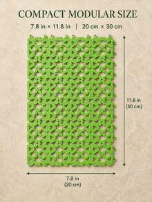 新款多功能寵物床墊,寵物籠漏水墊,可水洗且易於組裝,寵物用品,兔子籠圖案,寵物籠墊,防滑網格拼接墊,適用於貓、狗、倉鼠、天竺鼠及其他小型動物居家使用 - 彩色 - 查看 6