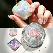 Payet Berkilau Opal Holografik, Kilauan Neon Berwarna-warni dari Berbagai Sudut, Cocok untuk Dekorasi Seni Kuku, Desain DIY - MultiWarna - View 3