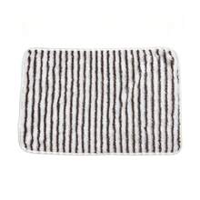 Manta de felpa suave a rayas multicolor para mascotas, manta pequeña y cálida para gatos y perros, tapete versátil para uso en el hogar - Multicolor - Ver 9