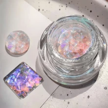 Payet Berkilau Opal Holografik, Kilauan Neon Berwarna-warni dari Berbagai Sudut, Cocok untuk Dekorasi Seni Kuku, Desain DIY - MultiWarna - View 8