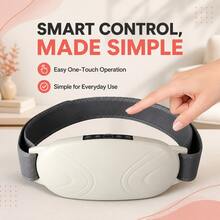 Heated Waist Massage Belt, Abdominal Vibration Massager, Pulse Abdominal Massage Device, 9 Modes 9 Levels Adjustable, Portable For Home And Travel Use - Multicolor - View 5