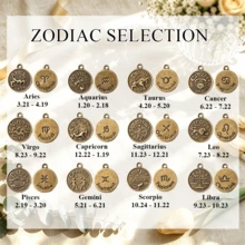 Buku Catatan Perjalanan A6 yang Dipersonalisasi dengan Bunga Kelahiran & Liontin Zodiak, Jurnal TN Isi Ulang dengan Gantungan Logam, Buku Harian Perencana Gaya Vintage - Buku Catatan dengan Tali Motif Zodiak - Berwarna-warni - View 7