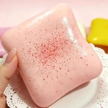 somoving 1 buah Mainan Remas Roti Panggang Mentega Super Lembut, Mainan Pereda Stres, Hadiah Sempurna untuk Ulang Tahun, Liburan, Natal, Halloween - MultiWarna - View 6
