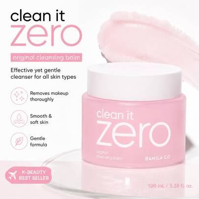 1pc Facial Cleansing Balm 180ml | Gentle Makeup Remover With Vitamin C, Melting Creamy Texture, Convenient Non-Greasy Cleansing, Suitable For All Skin Types