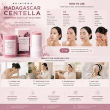 SKIN1004 Madagascar Centella Poremizing Quick Clay Stick Mask 27g, Korean Skincare Pore Cleansing Mask With Centella, Oil Control Facial Clay Mask Stick For Smooth Clear Skin - Deep Cleansing - View 4