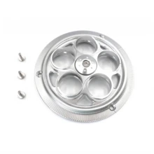 CNC Processed Aluminum Alloy Rotating Fan Cover, Engine Radiator Guard And Frame Hole Cover, Polished Heat-Resistant Cooler Fins Decorative Modification Accessories, Personalized Motorcycle Modification Parts, Suitable For VESPA150, Scooter, Qoge I125, Other Motorcycles - A - View 12