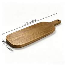 This Cutting Board Is Made Of Solid Wood, A Wooden Chopping Board That Can Be Used For Cutting Food Or Serving Food. It Has A Beautiful Design And Is Available In Multiple Sizes, Making It Perfect For Various Kitchen Tasks Such As Chopping Vegetables, Meat, And Processing Fruit. It Is Non-Slip, Wear-Resistant, And Easy To Clean, Suitable For Home Kitchens, Baking, And Restaurant Food Preparation, And Is A Practical Choice For Cooking Enthusiasts And Home Chefs. - View 9