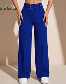 Women Pants - Blue - View 8