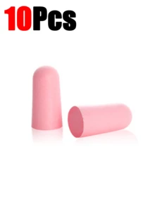 10/24/60/120pcs Foam Earplugs 32dB NRR Noise Reduction Earplugs, Suitable For Sleep, Snoring Noise Cancellation, Travel, Loud Music, Concerts, Shooting, Work, Construction, Hearing Protection - Pink - View 6