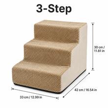 1pc Right Angle Pet Stairs, 3/4/5 Steps High Elasticity Sponge Climbing Ladder Suitable For Elderly And Disabled Pets To Get On Sofa And Bed, Non-Slip And Removable Washable - Multicolor - View 21