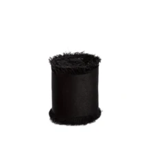 1 Roll Silk Satin Frayed Edge Ribbon For Crafts, Wedding Invitation Decoration, Gift Wrapping 1.5inch X 4.5m - View 14